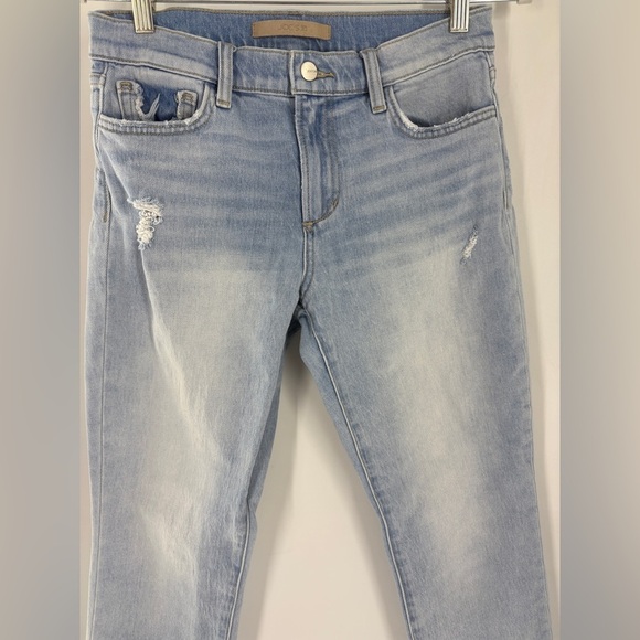 Joe’s Jeans The Lara Mid Rise Cigarette Ankle Jeans Wash Out Light Blue- Sz 27 - Picture 9 of 16